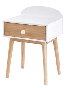 Kinderzimmer Nachttisch KONFETTI, tauschbare Griffe