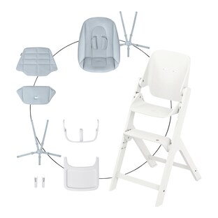 Ensemble complet chaise haute Nesta avec kit nouveau-né + kit bébé et petit enfant