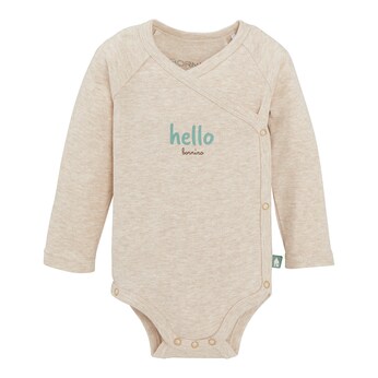 2er-Pack Wickelbodys langarm Hello