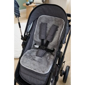 Lammfelleinlage für Kinderwagen, Buggy