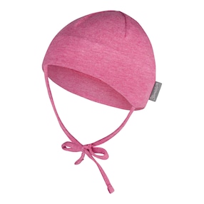 Bonnet pour nouveau-né avec liens à nouer