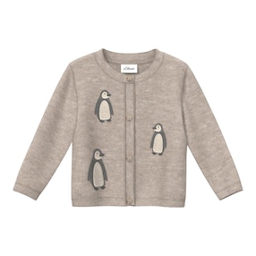 Strickjacke Häkel-Pinguine