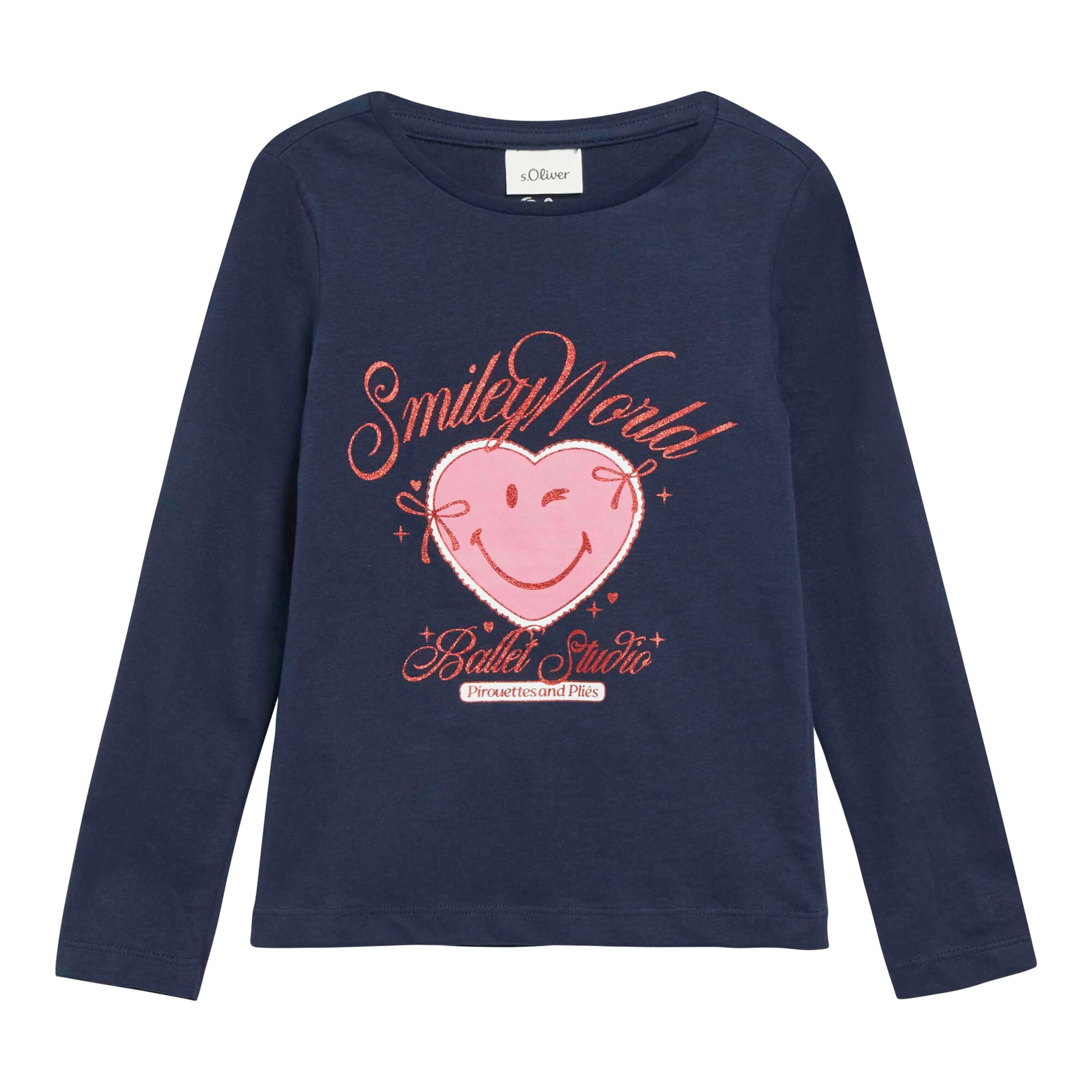 S.Oliver Shirt langarm Herz Smiley