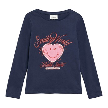 Shirt langarm Herz Smiley
