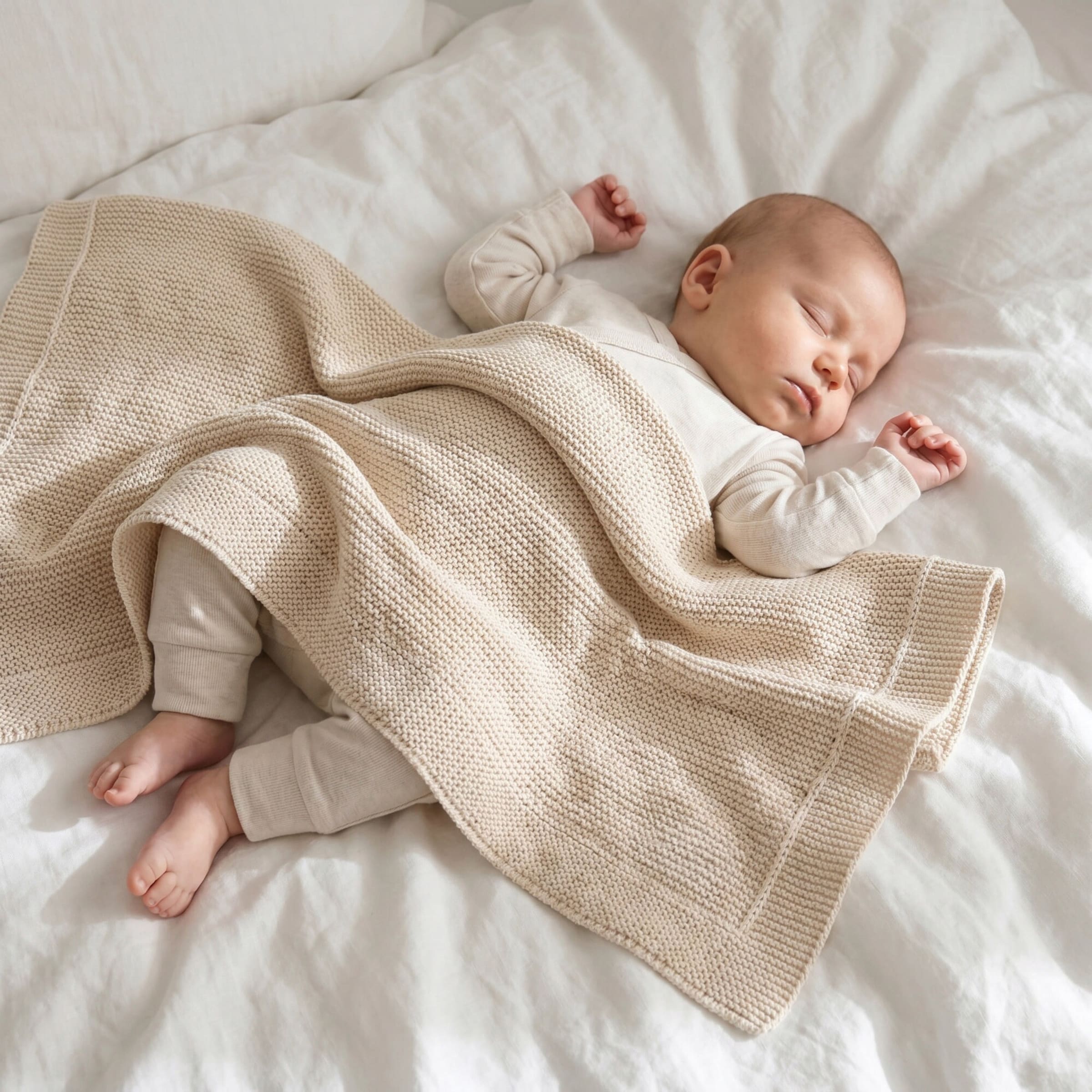 Fillikid Babydecke Strick 80x100 cm