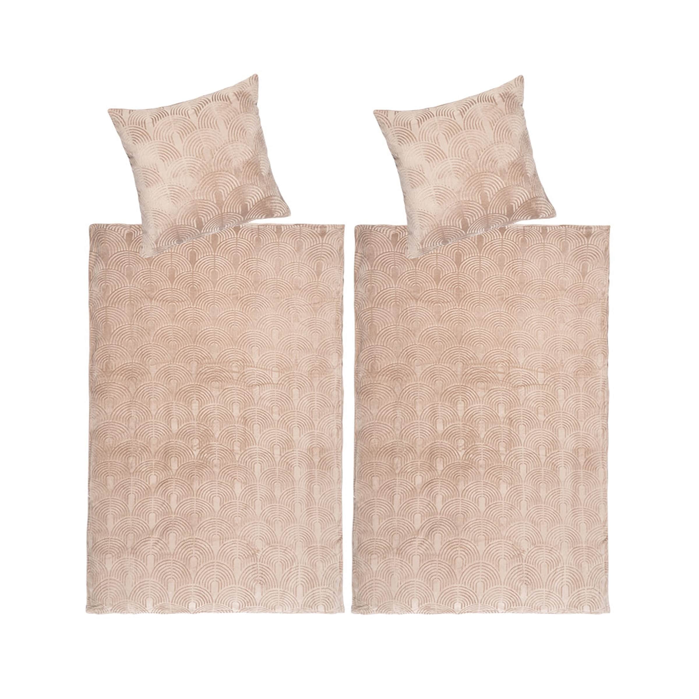 Deluxe-Bettwäsche-Set „Cashmerelike“, 4-teilig, 135x200 cm