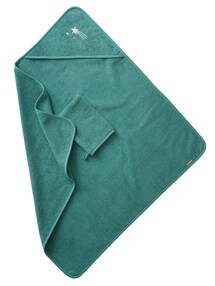 Baby Kapuzenbadetuch & Waschhandschuh