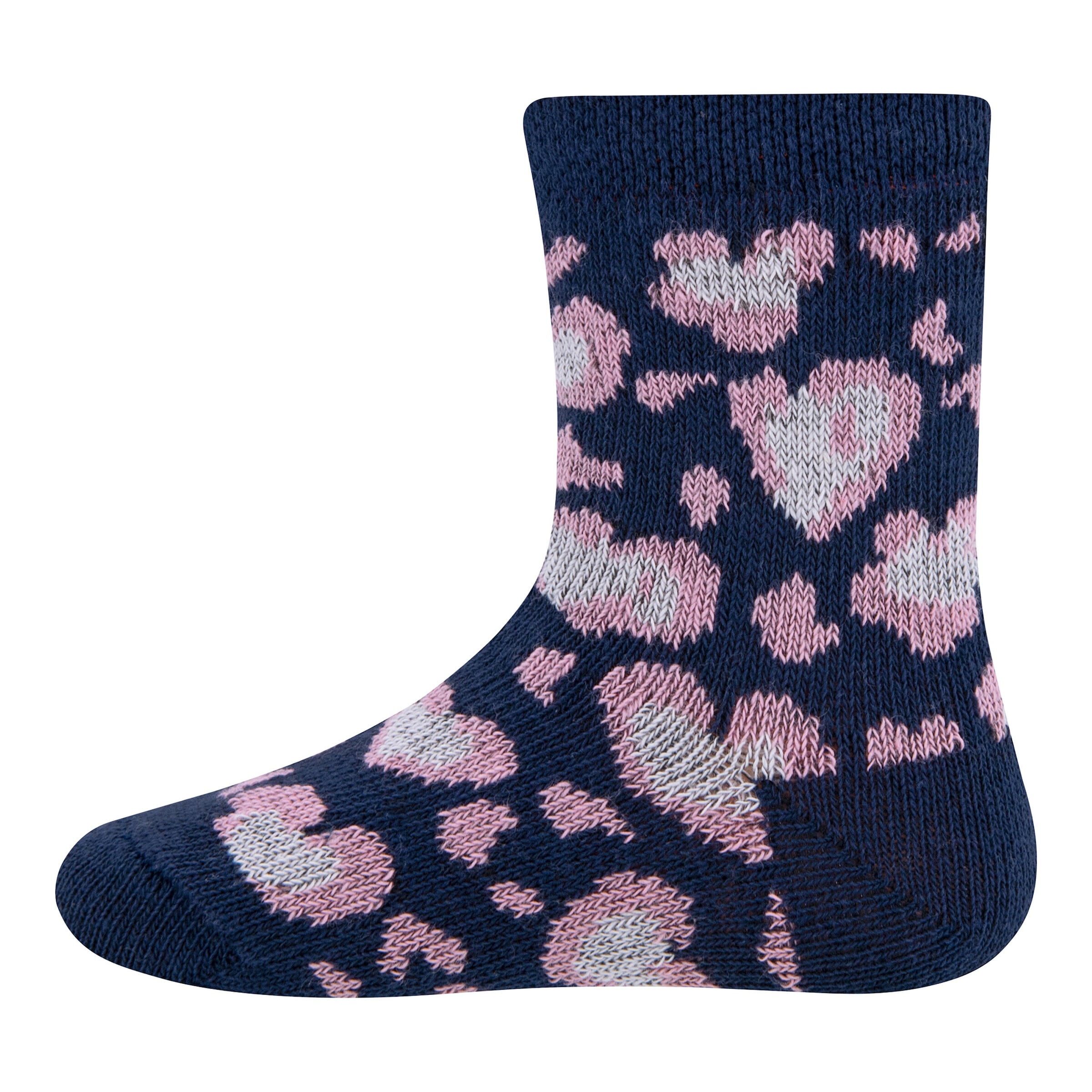 Ewers 2er-Pack Socken Leoprint-Herzen