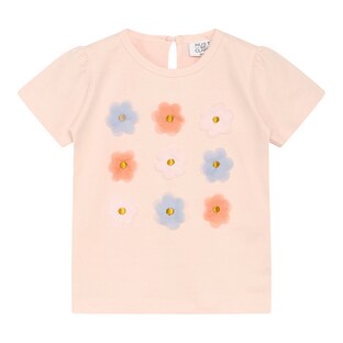 T-Shirt Tüll-Blumen