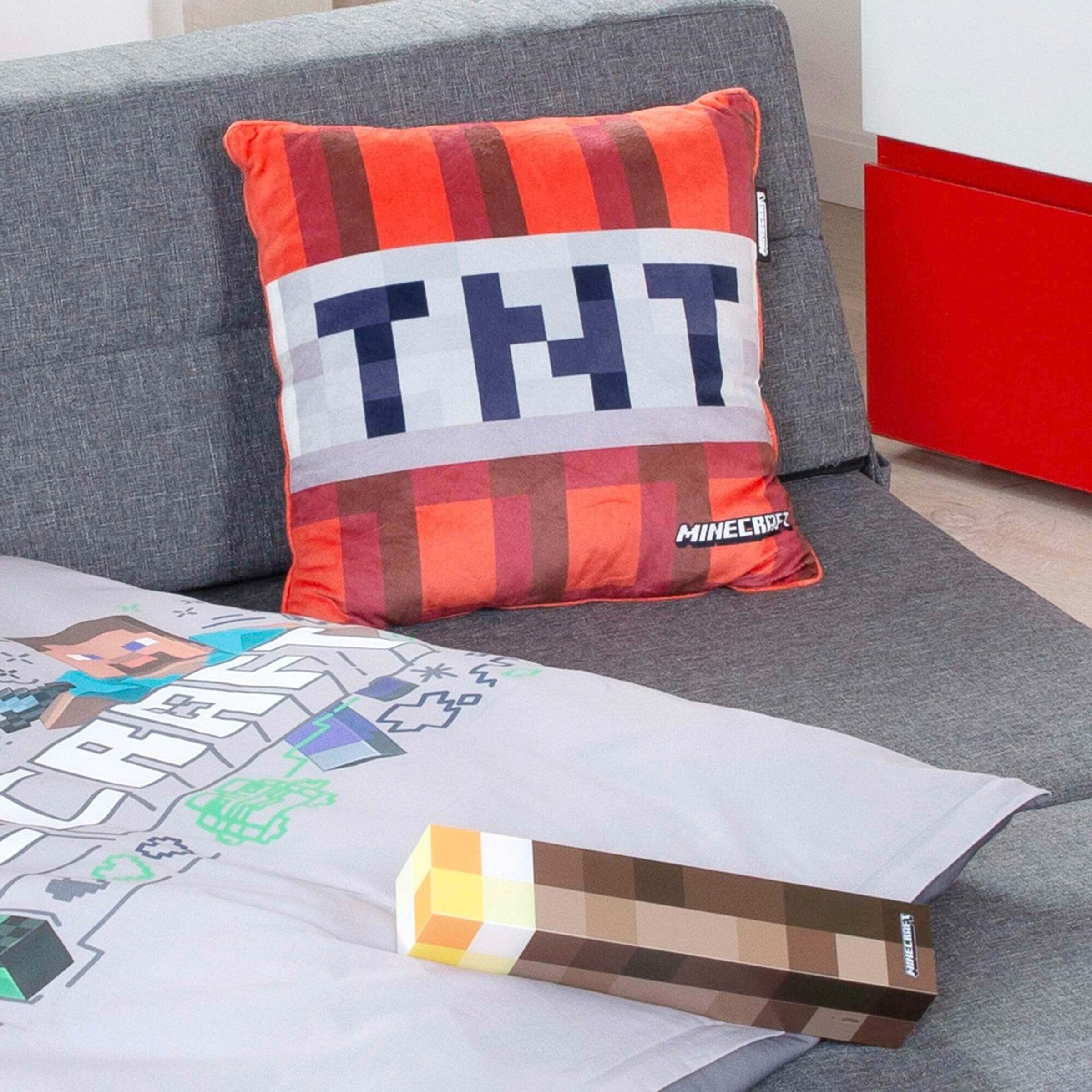 Roba Dekokissen inkl Füllung, TNT, Samt Minecraft