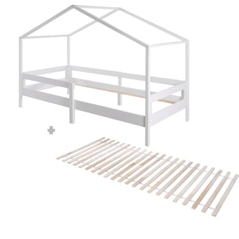 Set Hausbett mit Lattenrost
