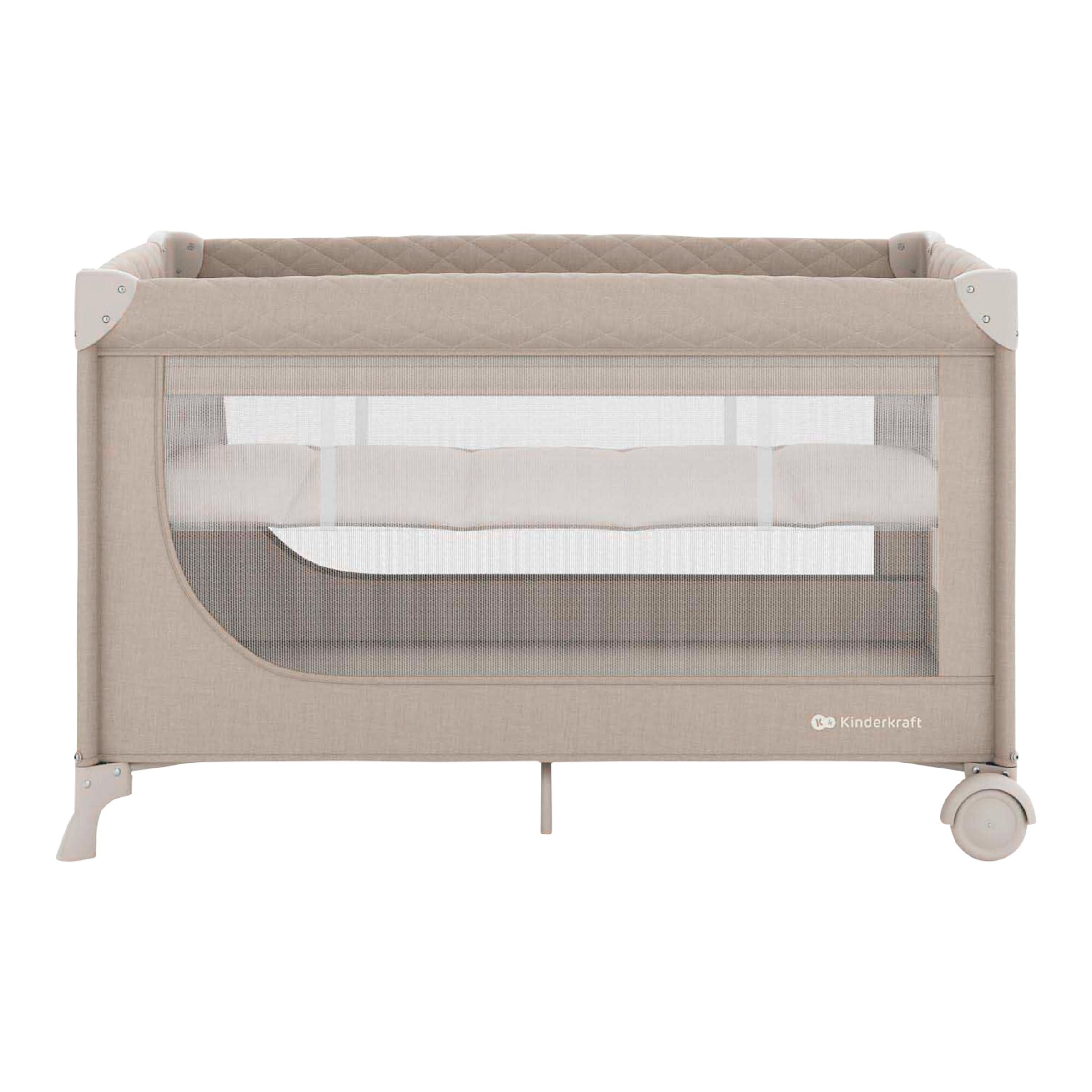 Kinderkraft Reisebett LEODY UP 2in1 beige