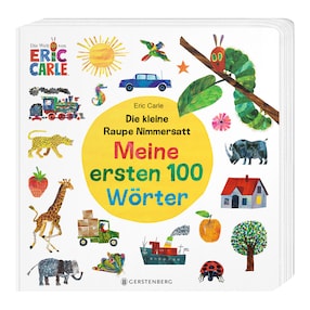 Livre d’images cartonné Meine ersten 100 Wörter Die kleine Raupe Nimmersatt