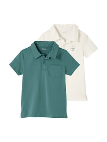 2er-Pack Jungen Poloshirts, Kurzarm