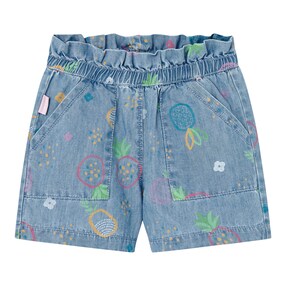 Short en jean ananas