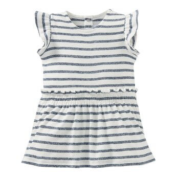 Kleid Flügelarm Ringel