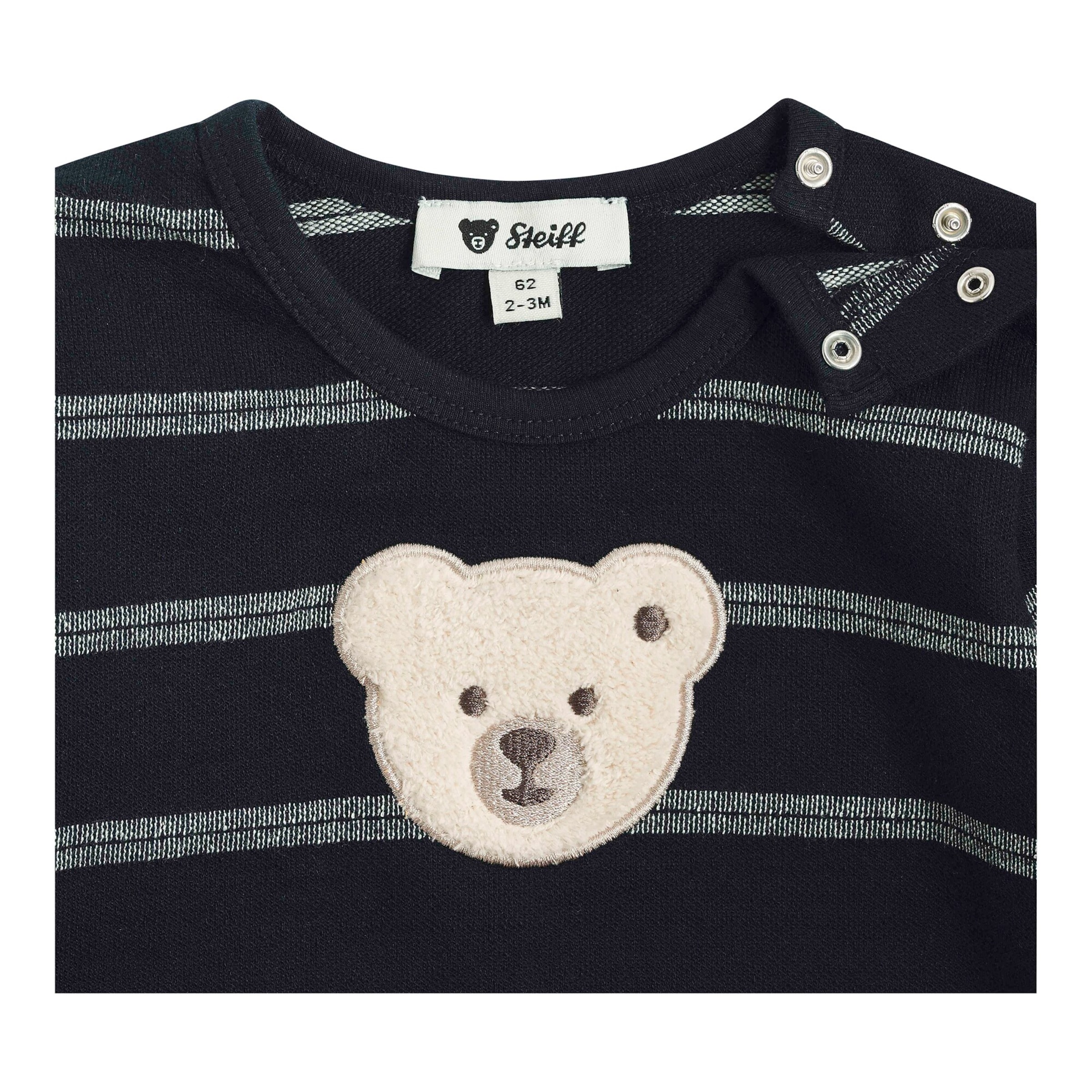 Shirt langarm Bär Ringel