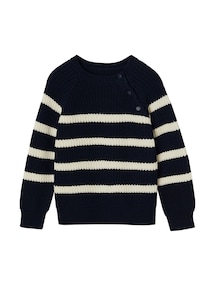 Jungen Strickpullover mit Streifen