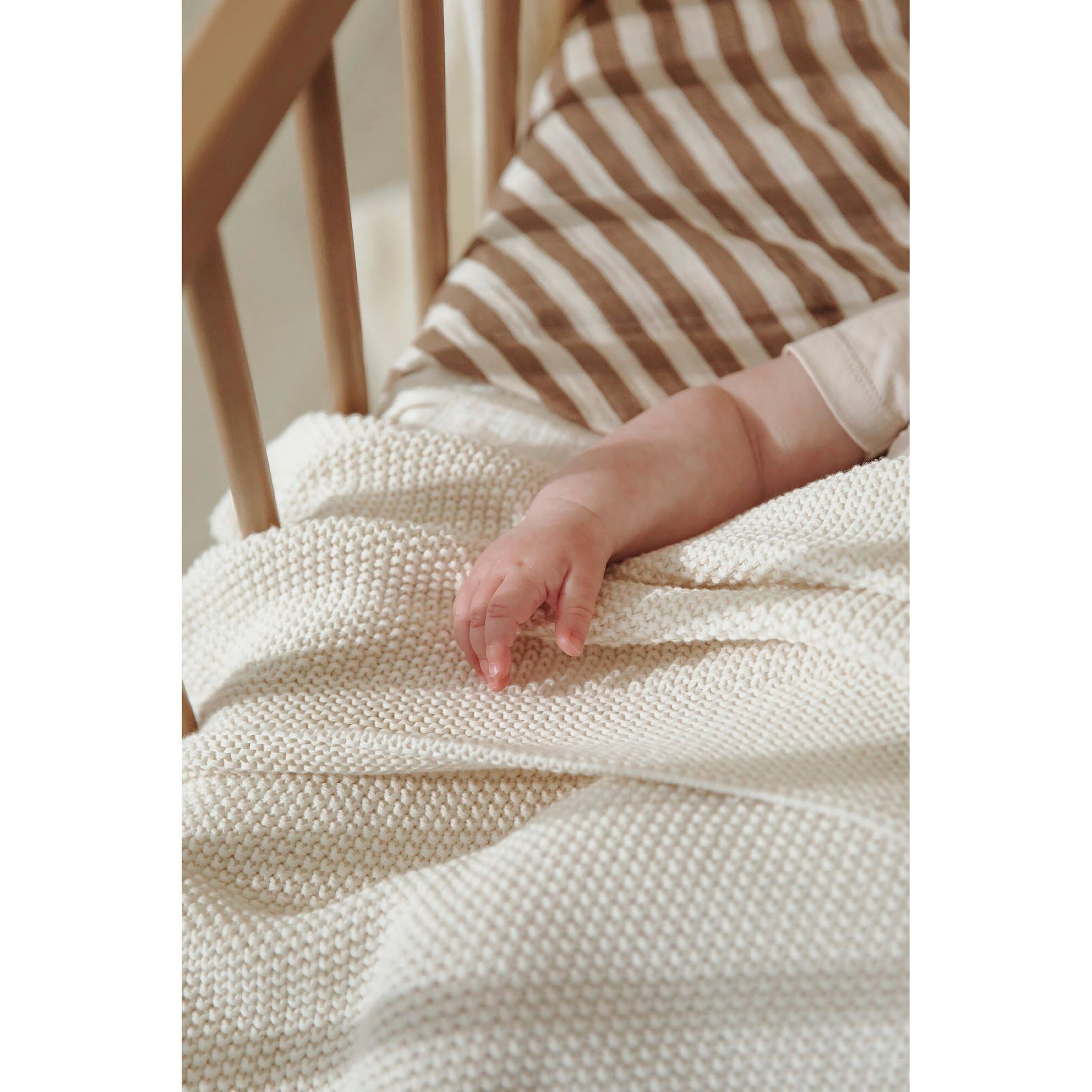 Babydecke Strick Mini Relief 75x100 cm