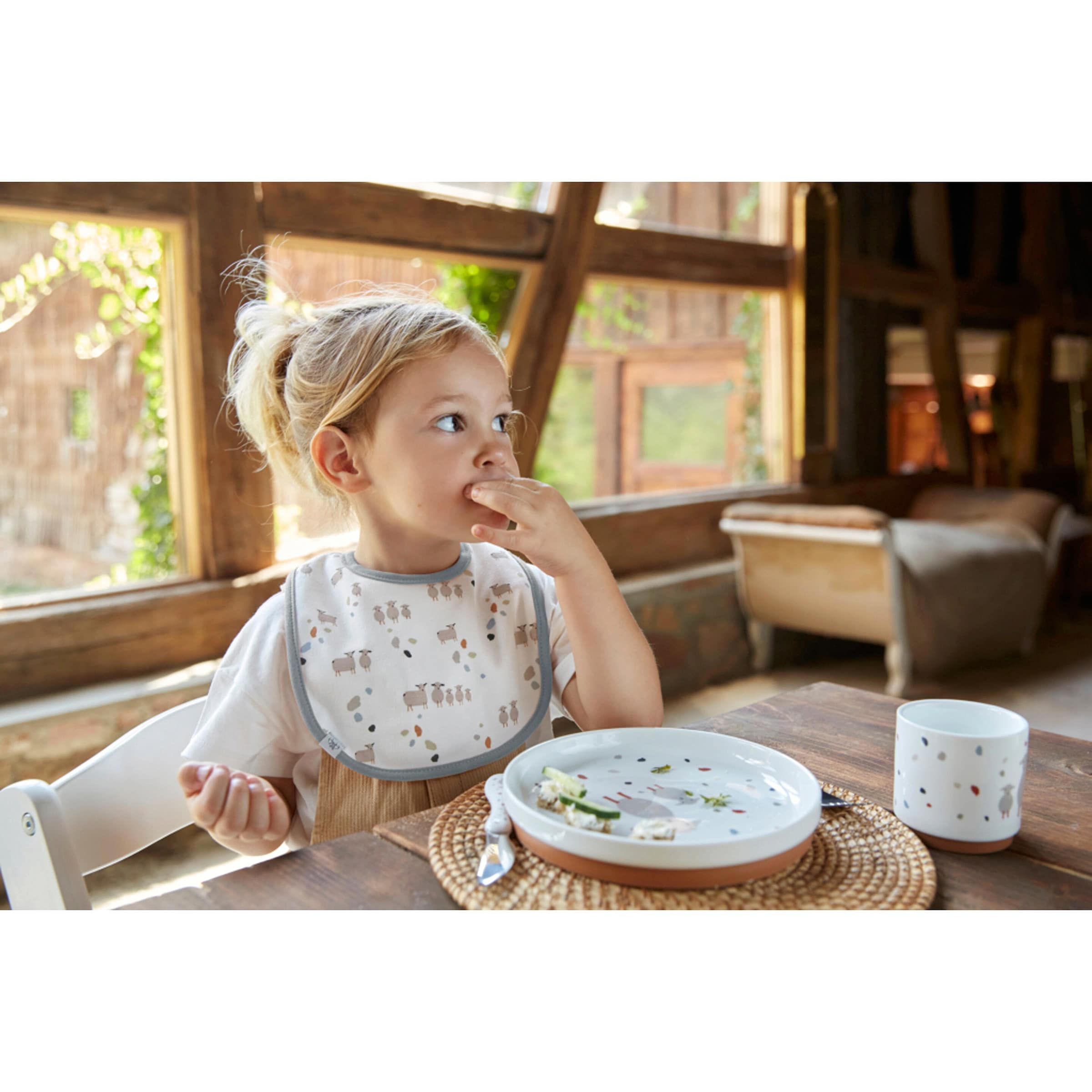 Thumbnail - Lässig 3-tlg. Geschirrset Porzellan