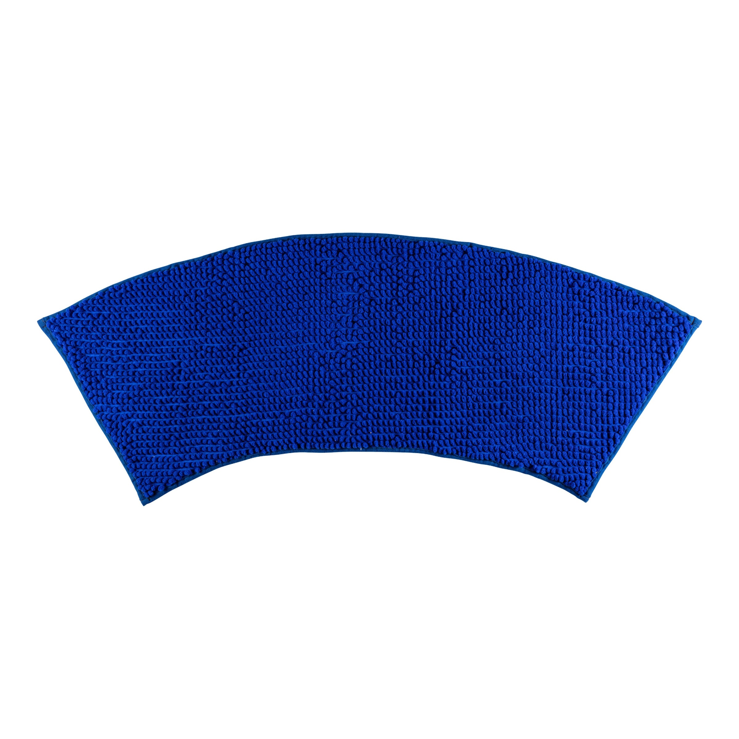 Super-Soft-Badematte „halbrund“ blau
