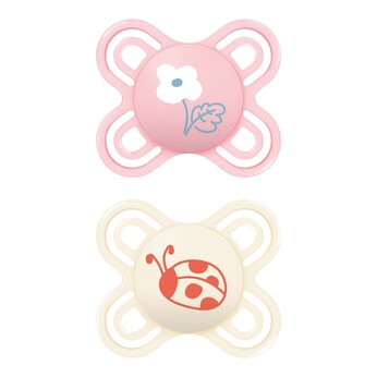 2er-Pack Schnuller Perfect Start Silikon, 0-2M