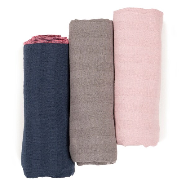 Rosa / Grau / Navy