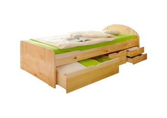 Schubkastenbett Erna Kiefer Natur