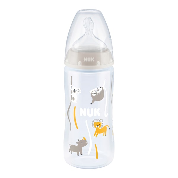 NUK - Biberon First Choice Plus contrôle de la température, tétine  anti-coliques, 300 ml, 6-18 M