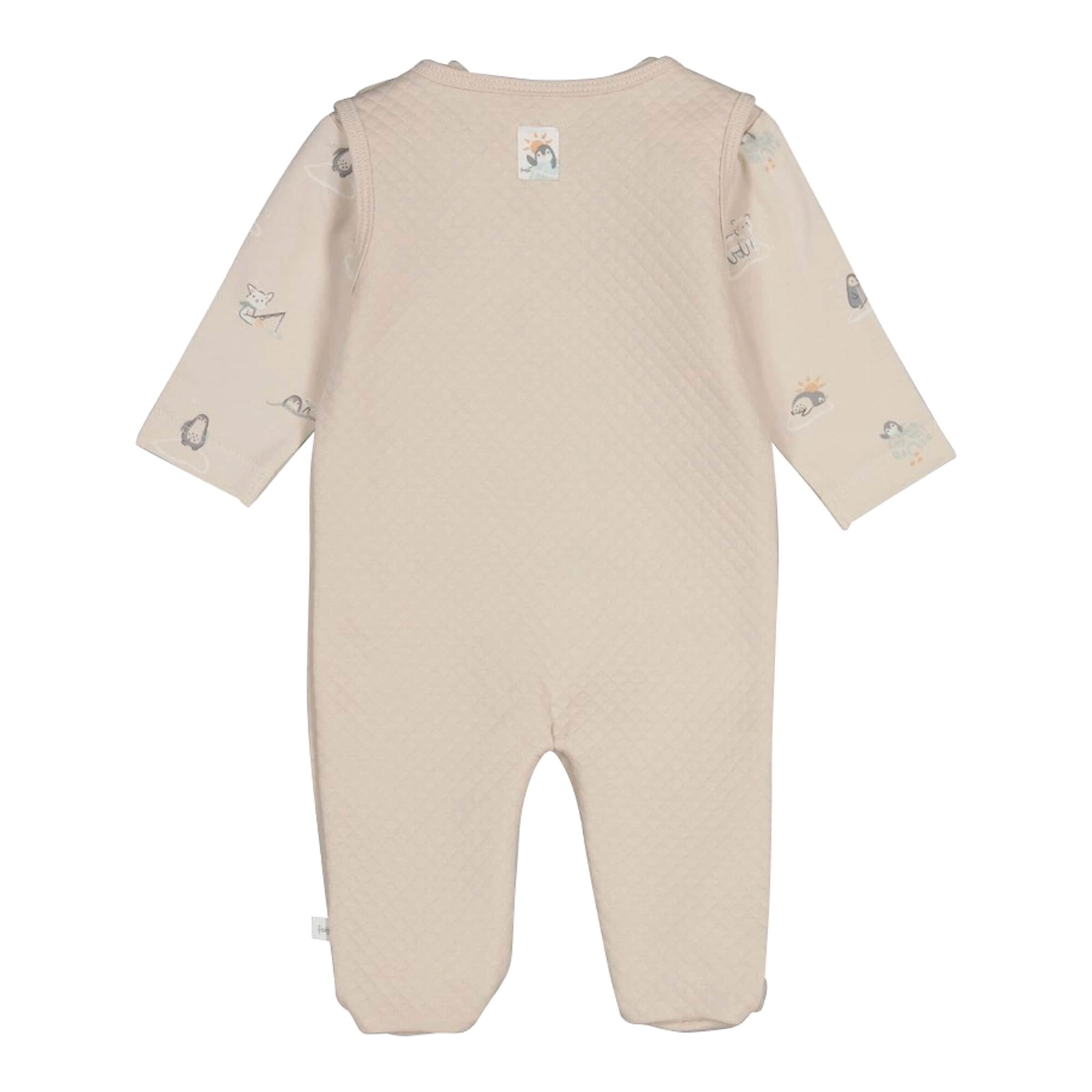 Feetje Strampler-Set Pinguine Waffelpiqué