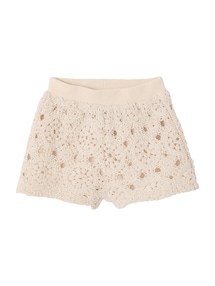 Mädchen Baby-Set: Top & Shorts aus Makramee