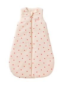 Baby Schlafsack aus Bio-Musselin MEIN HERZ TOG 2,5