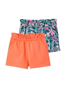 2er-Pack Mädchen Shorts