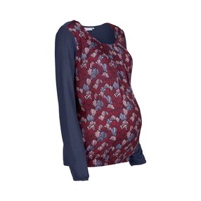 Umstands-Bluse Satin