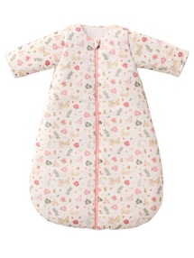 Baby Winterschlafsack VERZAUBERTER HASE, abnehmbaren Ärmel & mitwachsend