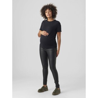 Umstands-Hose Lederoptik