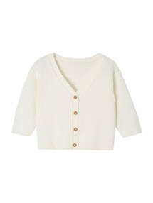 Jungen Baby Cardigan aus Feinstrick