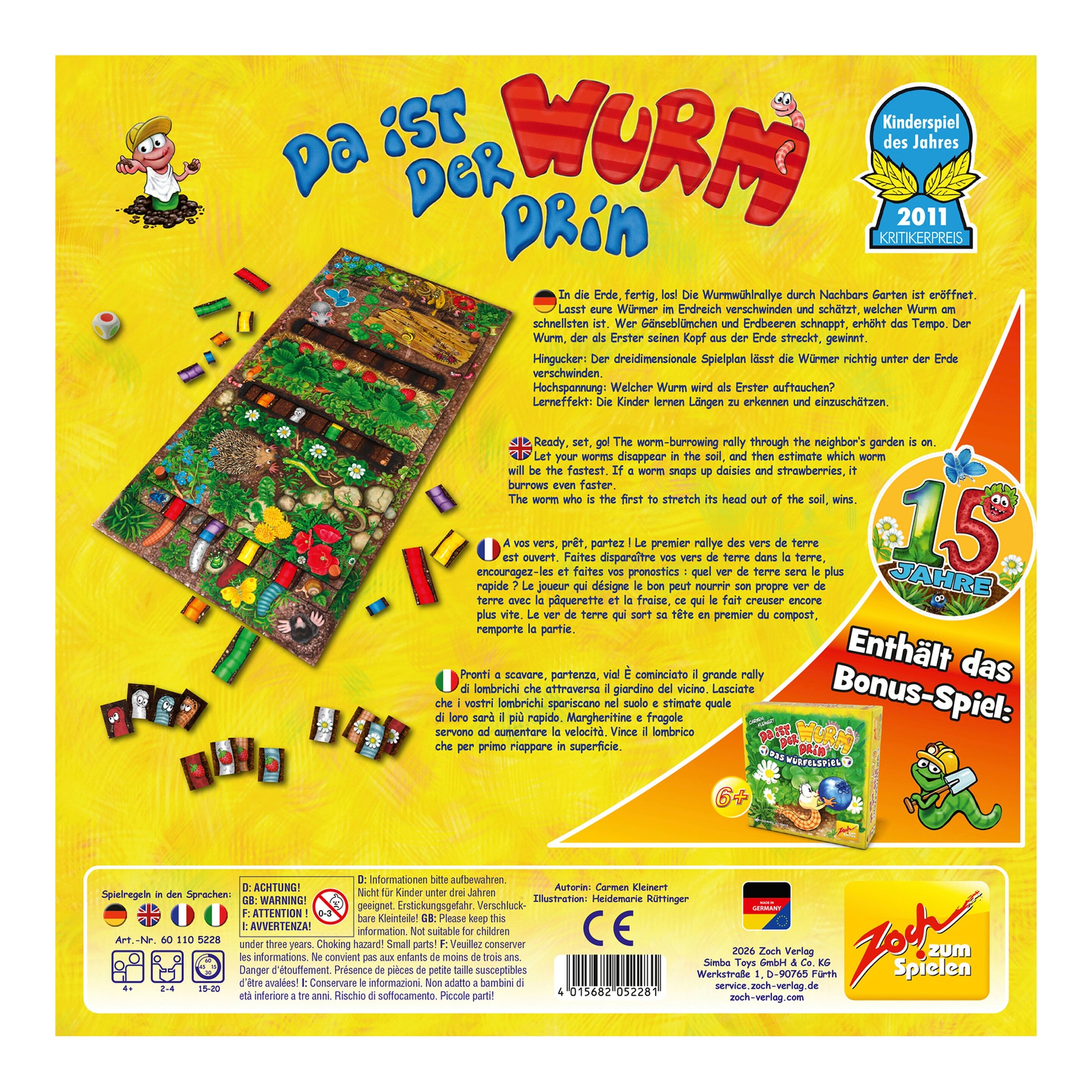 Spiel Da ist der Wurm drin