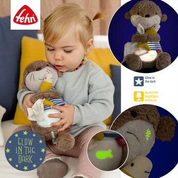Kuscheltier Nachtlicht Otter Theo 27cm