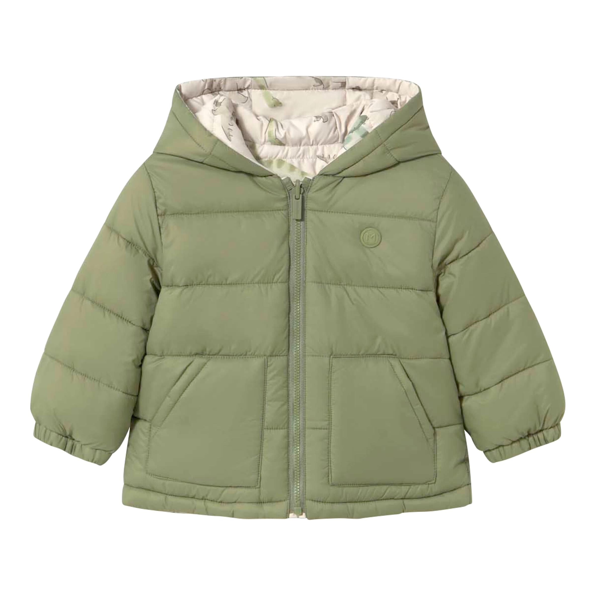 Wende-Steppjacke mit Kapuze Dinos