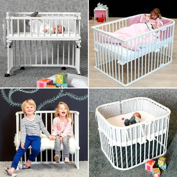 Bundle Beistellbett Boxspring inkl. Matratze MediTex® und Kinderbettumbausatz inkl. Matratze MediTex® extraluftig