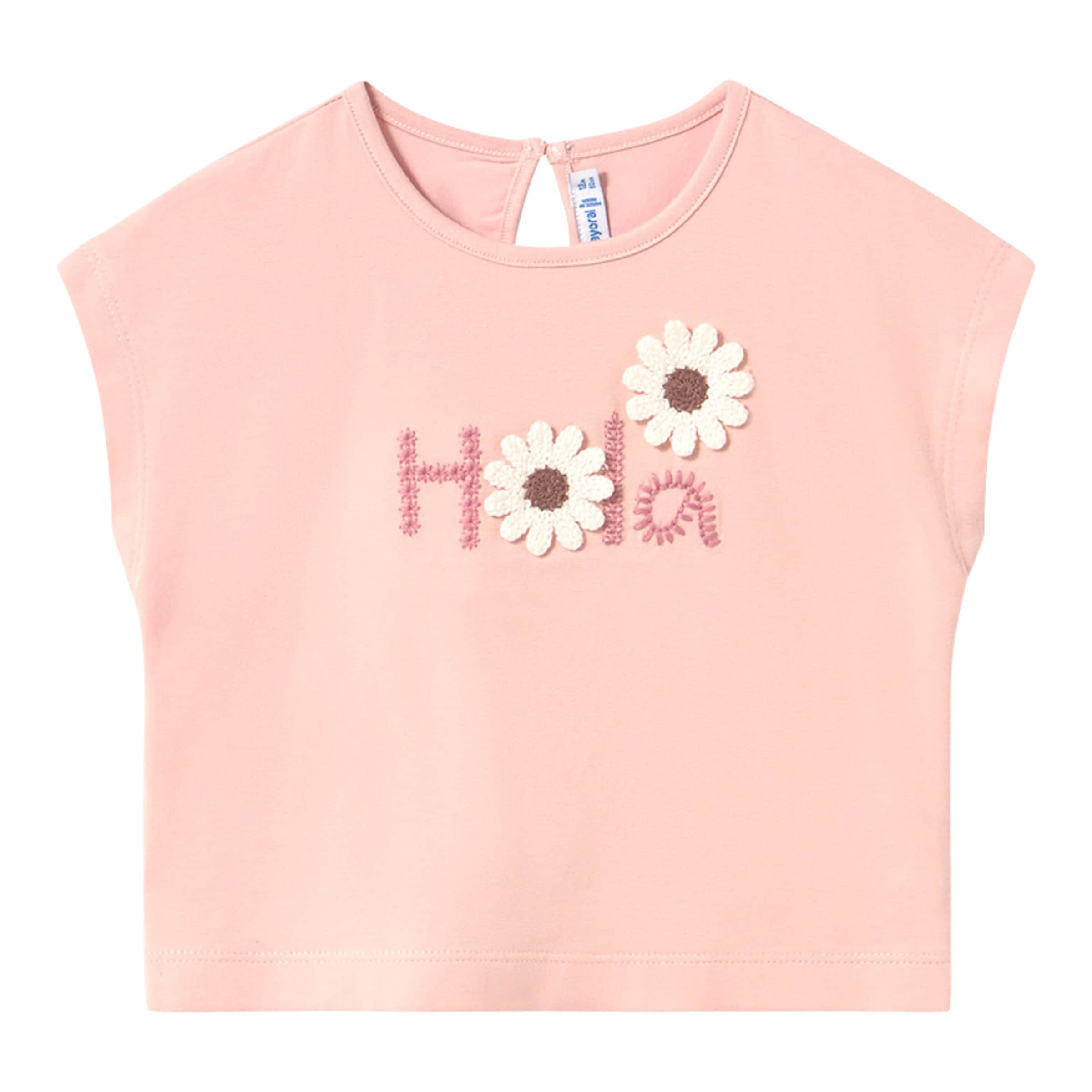 Mayoral Baby T-Shirt Häkel-Blumen Hola