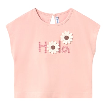 T-Shirt Häkel-Blumen Hola