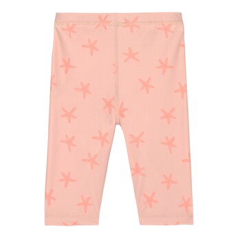 Capri-Schwimmleggings mit Windeleinsatz und UV-Schutz Seesterne
