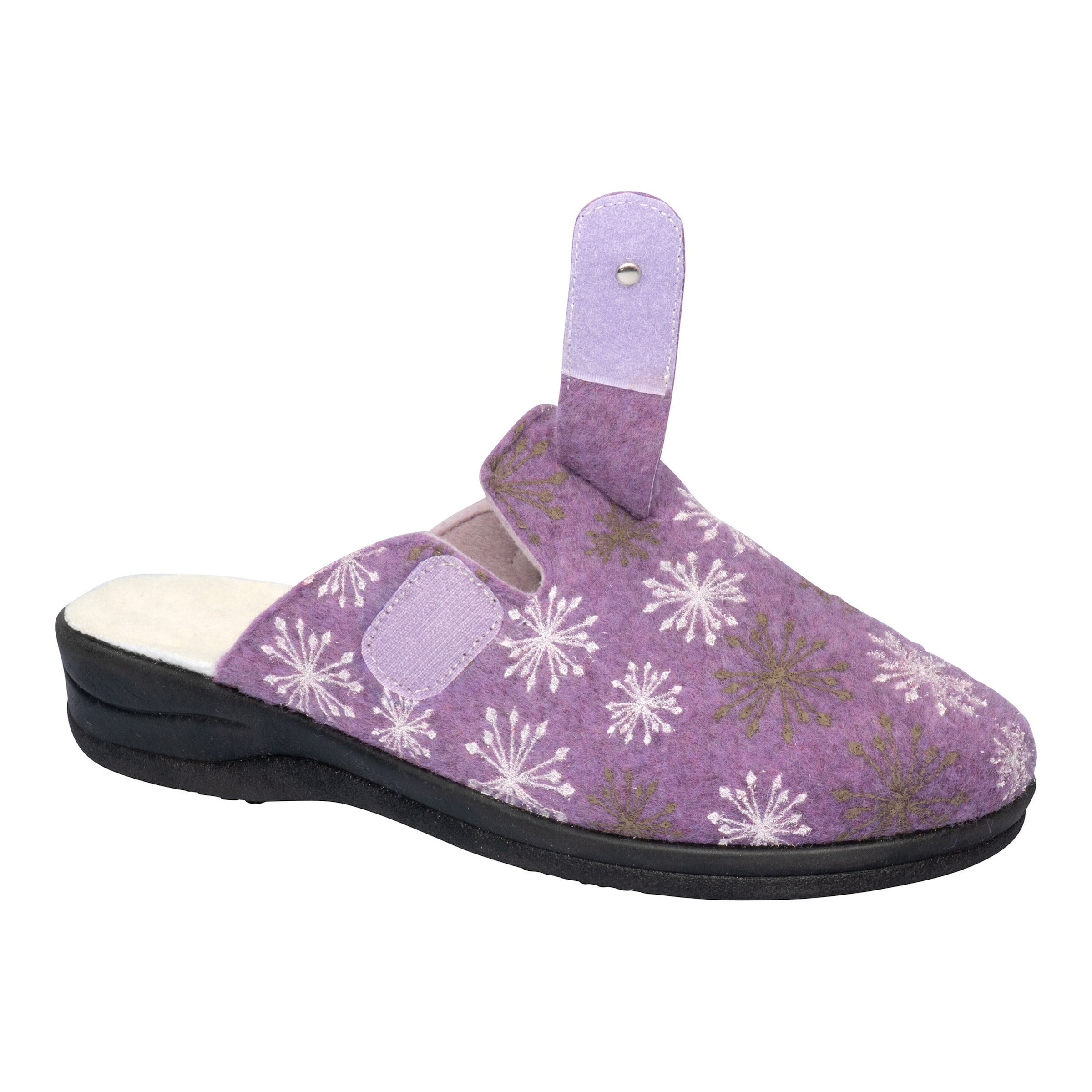 Hausschuh-Pantolette mit Wolle „Eva"
