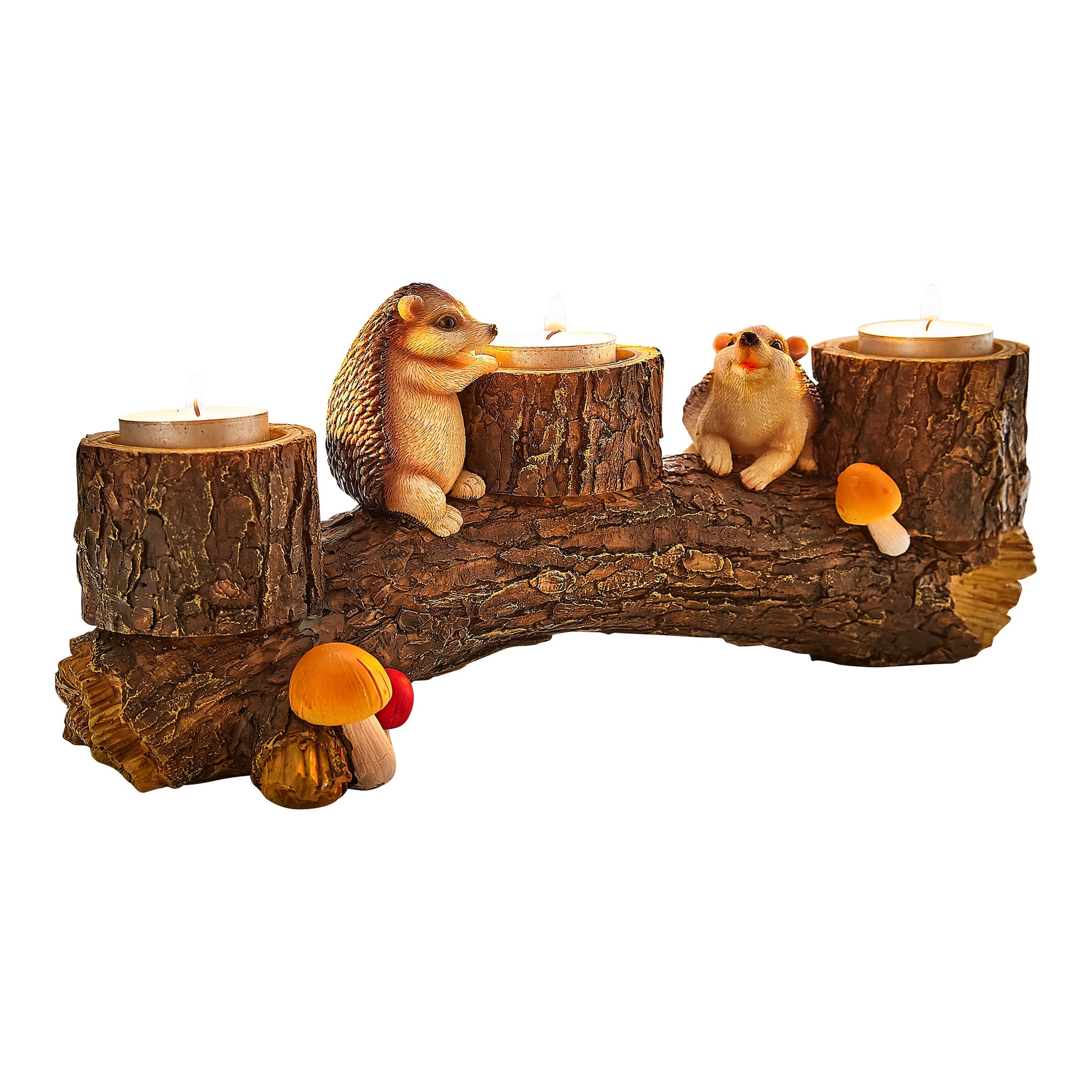 Teelichthalter „Igel-Freunde“