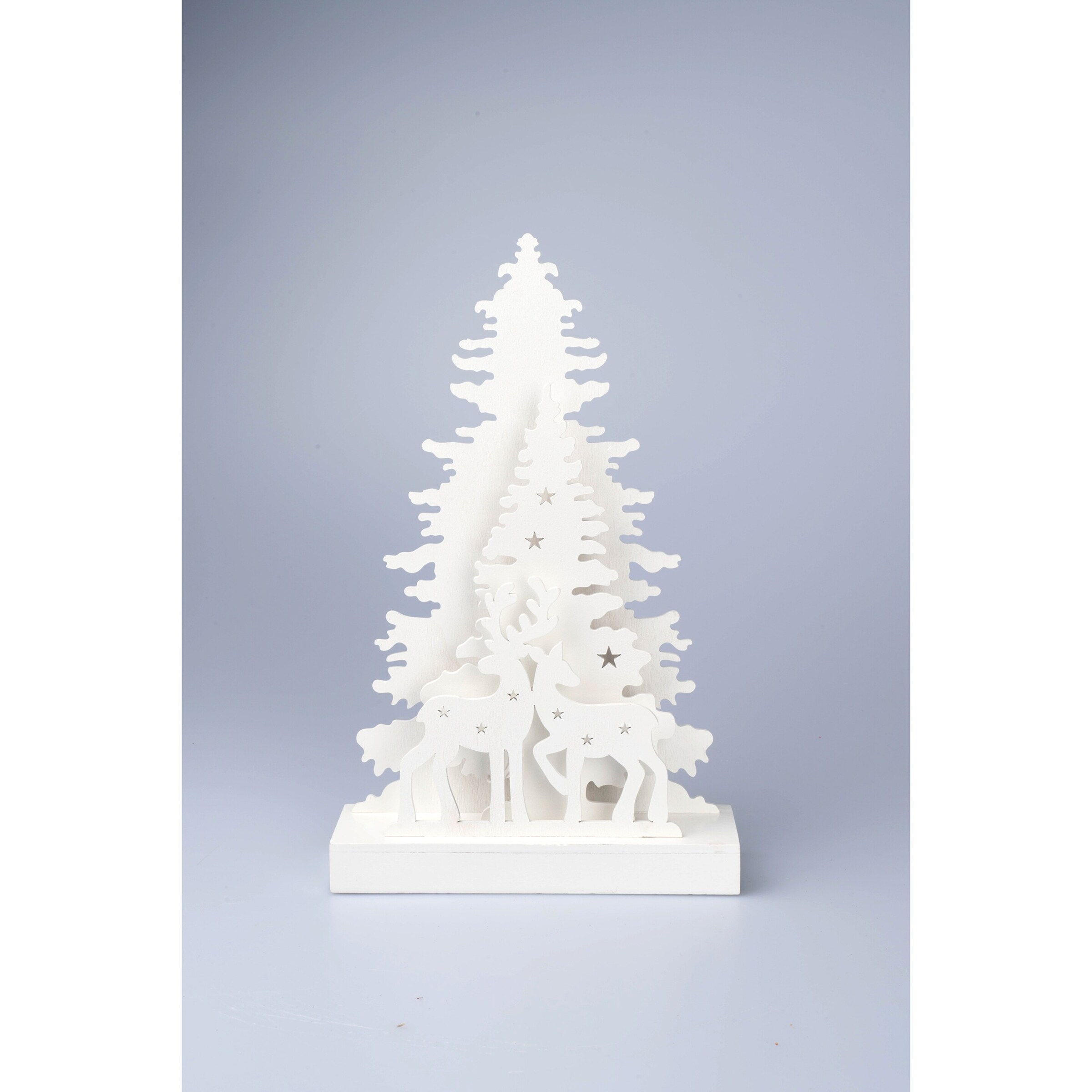 LED-Schattenspiel „Winterwald“