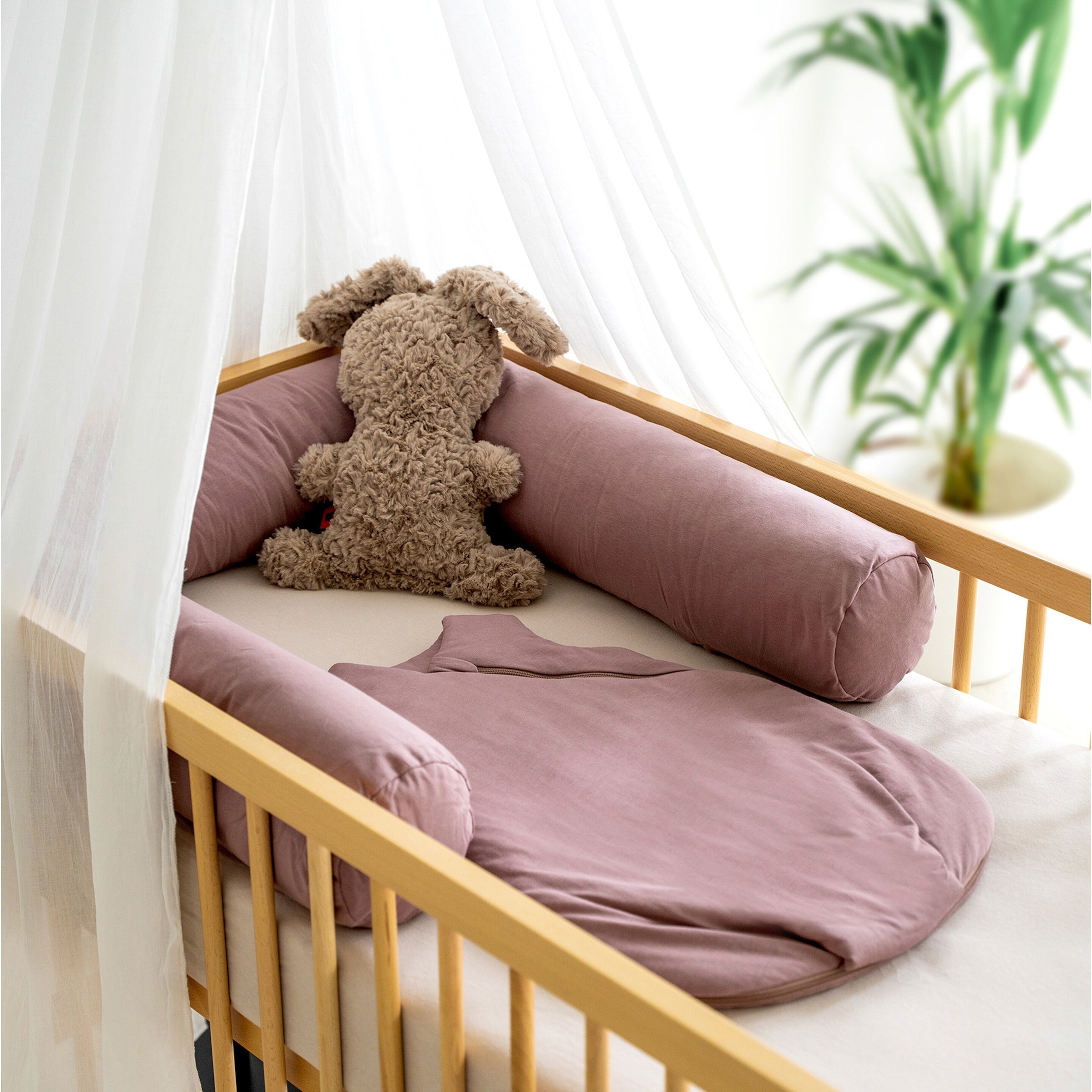 Bettschlange Jersey Uni 180 cm