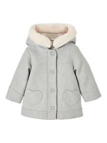 Mädchen Baby Mantel mit Kapuze
