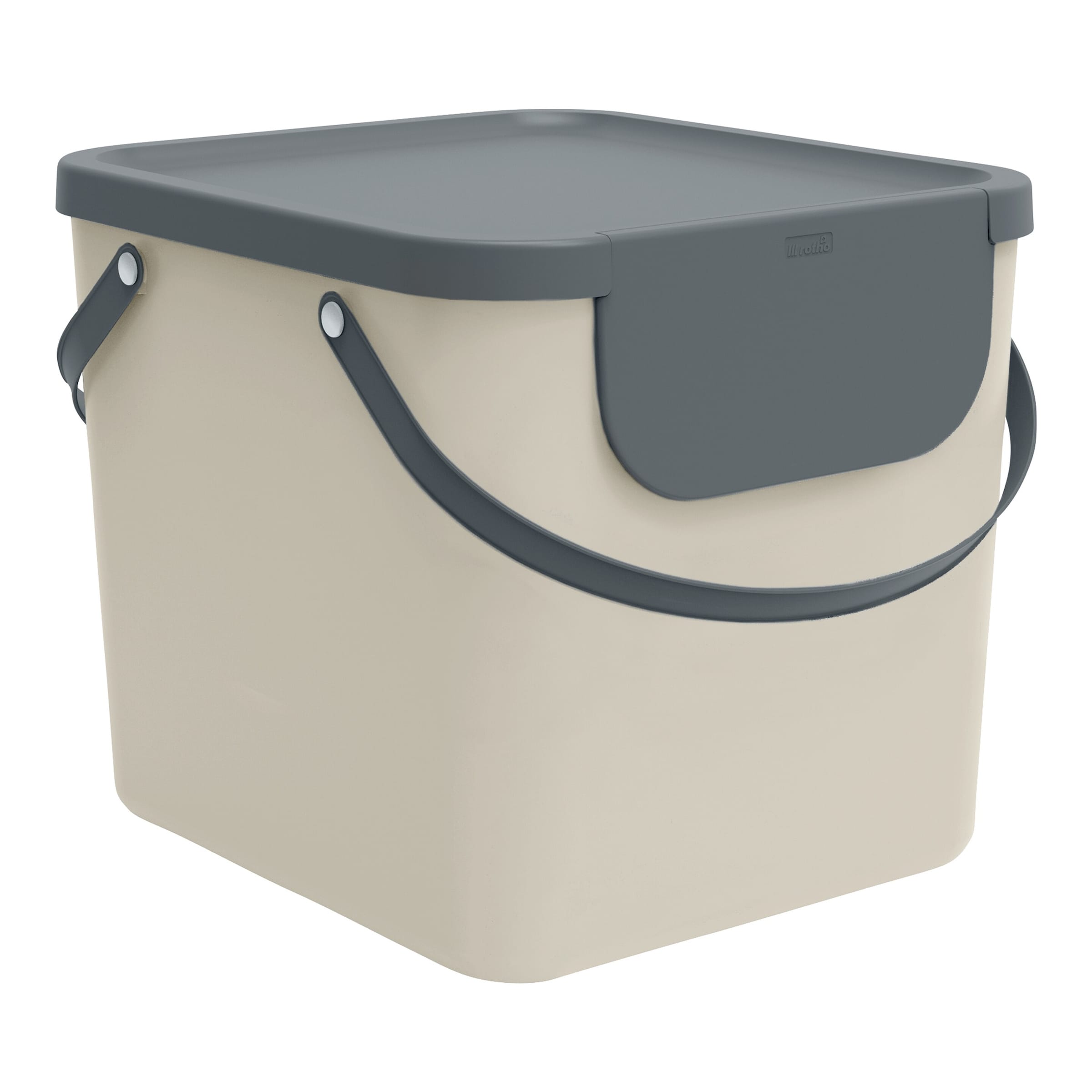Recycling Müllsystem "ALBULA", 40 l, beige